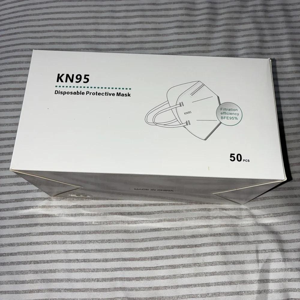 KN95 Face Mask 95% Filter Disposable Respirator 5-Ply Protective Cover